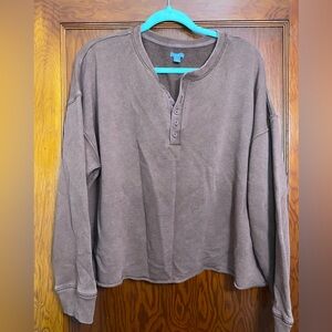 Aerie cropped sweatshirt